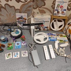 Wii + Mario Kart, Sports, Sport Resorts, Skylanders, Portal, Steering wheels