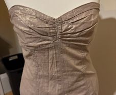 Gold/bronze tube top