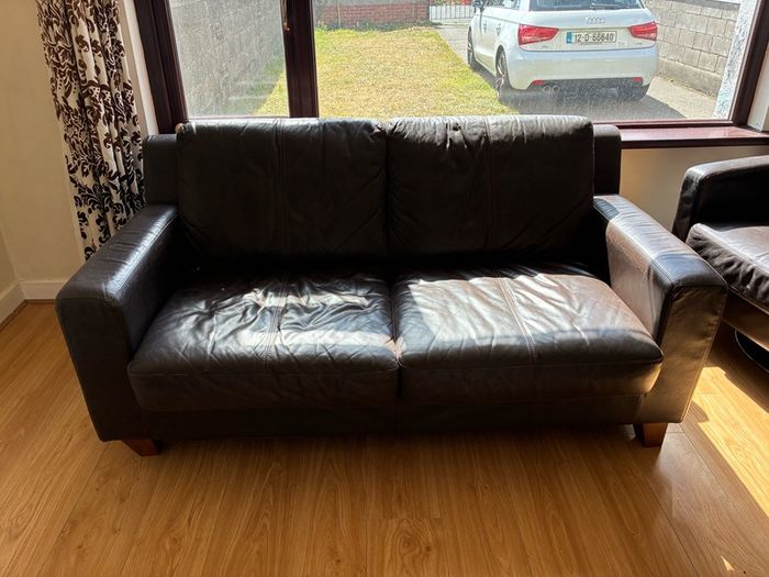 Free Real Leather Couches & Armchair
