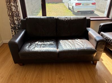 Free Real Leather Couches & Armchair