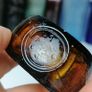 78 - Vintage 2oz Bovril Dark Brown Glass Embossed Letters Jar Image 5