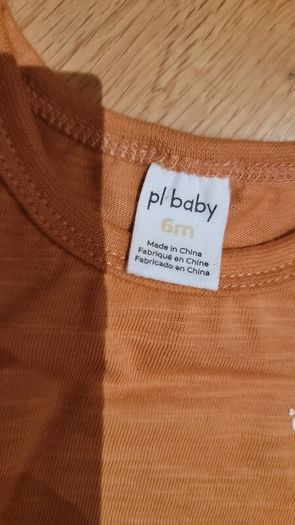 PL Baby Pale Teracotta Top & Pants Set Age 6 Months