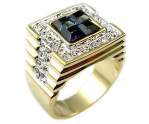Men's 14k Gold Dress Engagement Wedding Ring.