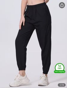 Elegant Casual Versatile Colour Cuffed Bottoms - Size - XXL - Smaller Fit More A Size - U.K.16 - Colour - Black - RRP - 16.58