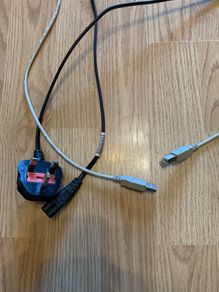 Printer usb and power cable
