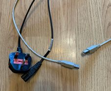 Printer usb and power cable