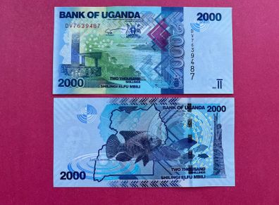 Uganda  2000 Shillings  2021   ( Uncirculated )