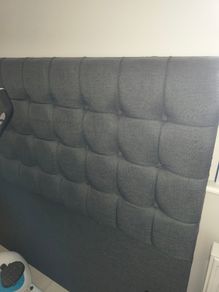 Upholstered headboard for king size bed