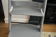 Grey stokke high chair