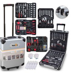 Affordable 1059-piece aluminium tool Box