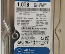 Western Digital Blue  1TB 3.5 Hard Drive WD10EZEX