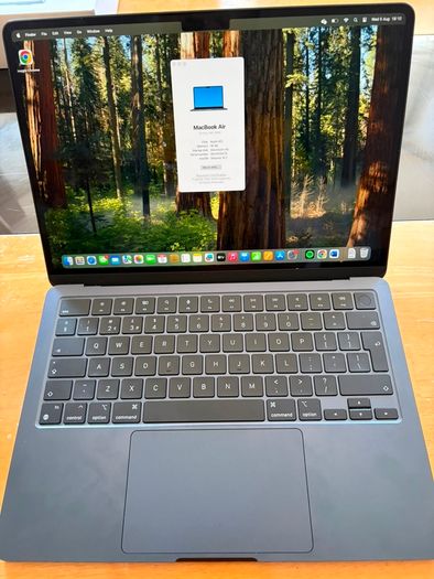 MacBook Air 13 inch M3 2024 16GB RAM Practically Brand new