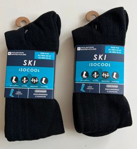 Bundle of Mountain Warehouse Black Ski Socks Size 9-12