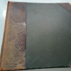 Antique leather photograph album Selfridges