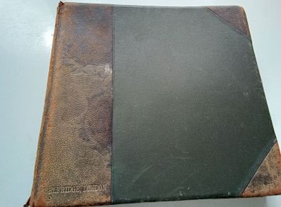 Antique leather photograph album Selfridges