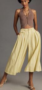 Maeve Striped Volume Culottes
