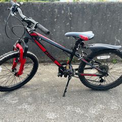 20" inch kids bike red & black