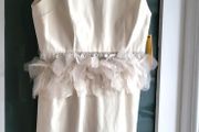ALICE + OLIVIA New York cream embellished dress Sz 8US (Fit 10-12UK) - Bnwt Rrp 650