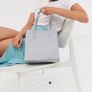 Icon Bags & Signature Bags | Women Ted Baker Seaconsmall Crosshatch Icon Bag Light Grey Image 2