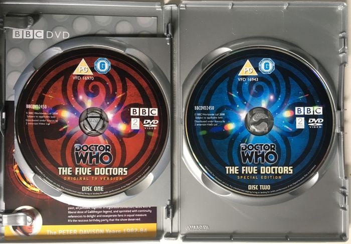 Doctor Who [1983] Peter Davidson - The Five Doctors [DVD TV Boxsets]