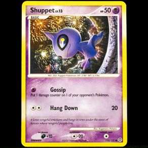 Shuppet Lv.13 110/132 Common Diamond and Pearl Secret Wonders Pokemon Card 2007