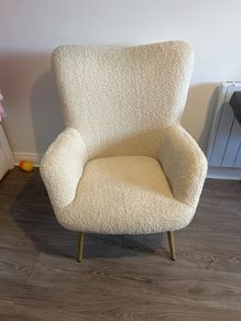 Jysk Teddy cream armchair