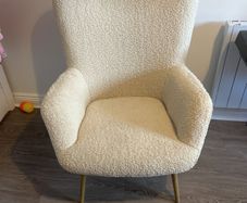 Jysk Teddy cream armchair
