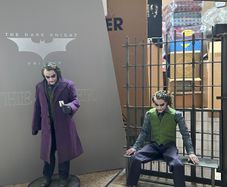 INART The Dark Knight Joker Heath Ledger Deluxe Version 2-Pack Scuplt Hair Not Hot Toys