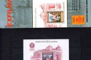 1989 Spain EXFILNA '89. Toledo Commemorative Stamp Miniature Sheet Mint Never Hinged (MNH) with marketing pamphlet.