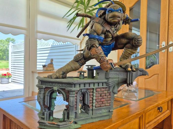 Tmnt Ninja Turtle Leonardo Custom Printed And Painted