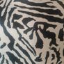 Zebra print glitter V-neck long sleeve blouse size UK14 EU42 Postage included Image 2