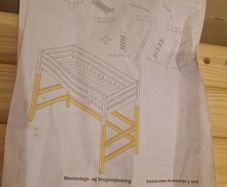Flexa legs for high bed - oak NEW