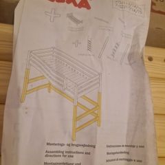 Flexa legs for high bed - oak NEW