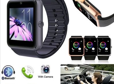Smart Watch Bluetooth for Android Black