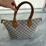 Louis Vuitton Damier Azur Canvass Saleya PM bag Image 8