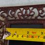 Cast iron photo frame with a rust finish, rustic style decoration. Dimensions: 15x15 cm. Photo dimensions: 7x7 cm. Image 6