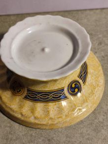Lovely Tara Irish Hand Painted Candle Holder.