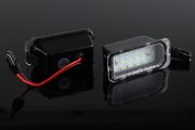 2PC Number Plate Light LED License Lamps for Ford Jaguar XJ XF Fiesta Focus S-MAX Grand C Max Mondeo Kuga Galaxy Ecosport Canbus