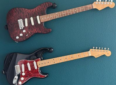 Guitar wall hangers