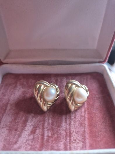 Vintage Heart Earrings