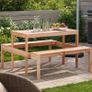 Picnic Table bench set  Solid Wood Douglas Image 5