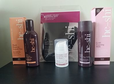 He-Shi Skin Care and Self Tanning Hamper