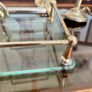 Vintage 20th Century Retro Gilt Metal Bathroom Accessories Image 3