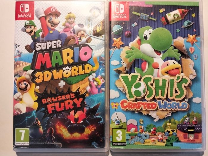 Yoshi's Crafted World + Super Mario 3d bowser's fury Nintendo switch