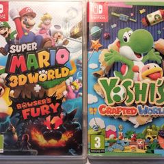 Yoshi's Crafted World + Super Mario 3d bowser's fury Nintendo switch