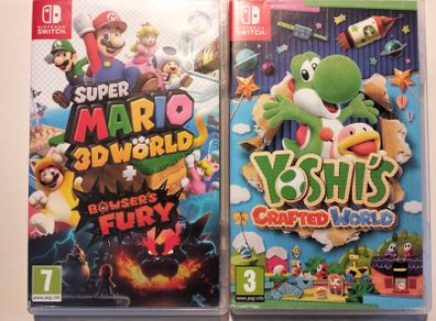 Yoshi's Crafted World + Super Mario 3d bowser's fury Nintendo switch