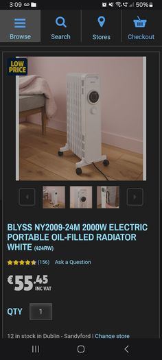 Blyss Oil radiators 2000w
