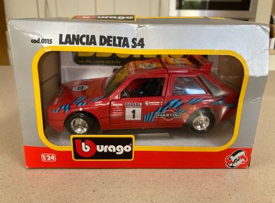Lancia Delta Integrale rally S4 scale 1/24 Burago