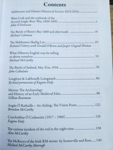 Skibbereen And District Historical  Society Journal Volume 12. 2016. First Edition Paperback In Good Condition.