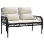 4 Piece Rattan Garden Sofa Set with Cushions Image 4
